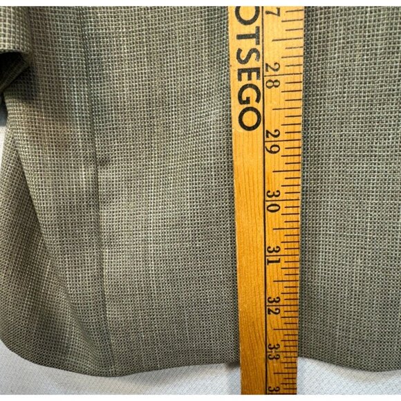 Lauren Ralph Lauren Mens Blazer Jacket 44T Tan Wool Linen Blend - Picture 8 of 13